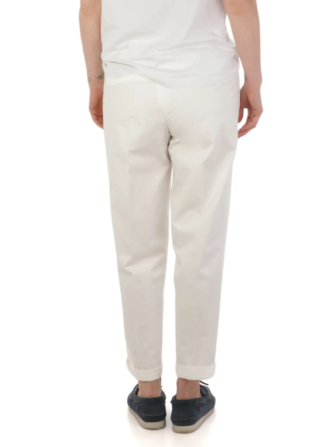 Briglia 1949 | Pantaloni Donna a Ovetto in Cotone Stretch>Donna Pantaloni