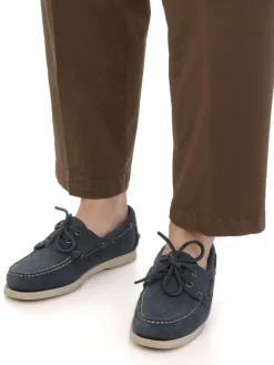 Briglia 1949 | Pantaloni Donna a Ovetto in Cotone Stretch><noscript><img width=