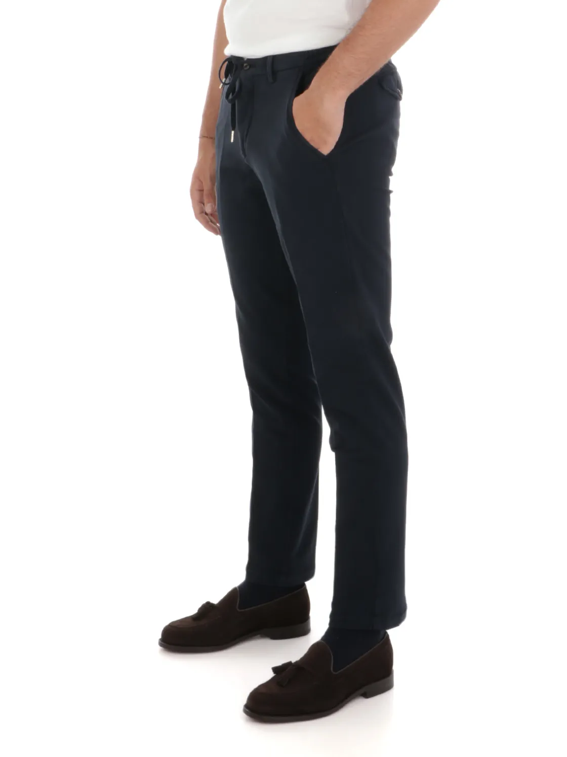 Briglia 1949 | Pantaloni Uomo in Cotone con Coulisse>Uomo Pantaloni