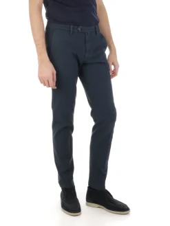 Briglia 1949 BRIGLIA | Pantaloni Uomo In Cotone Operato Stretch>Uomo Pantaloni