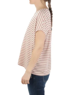 B.YU | T-Shirt Donna Scollo a V Riga Lurex>Donna T-Shirts