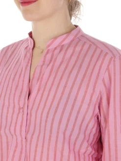 Caliban | Camicia Donna in Cotone a Righe><noscript><img width=