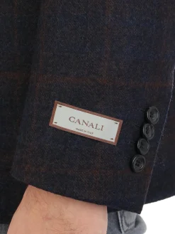 Canali | Giacca Uomo Foderata in Lana e Seta><noscript><img width=
