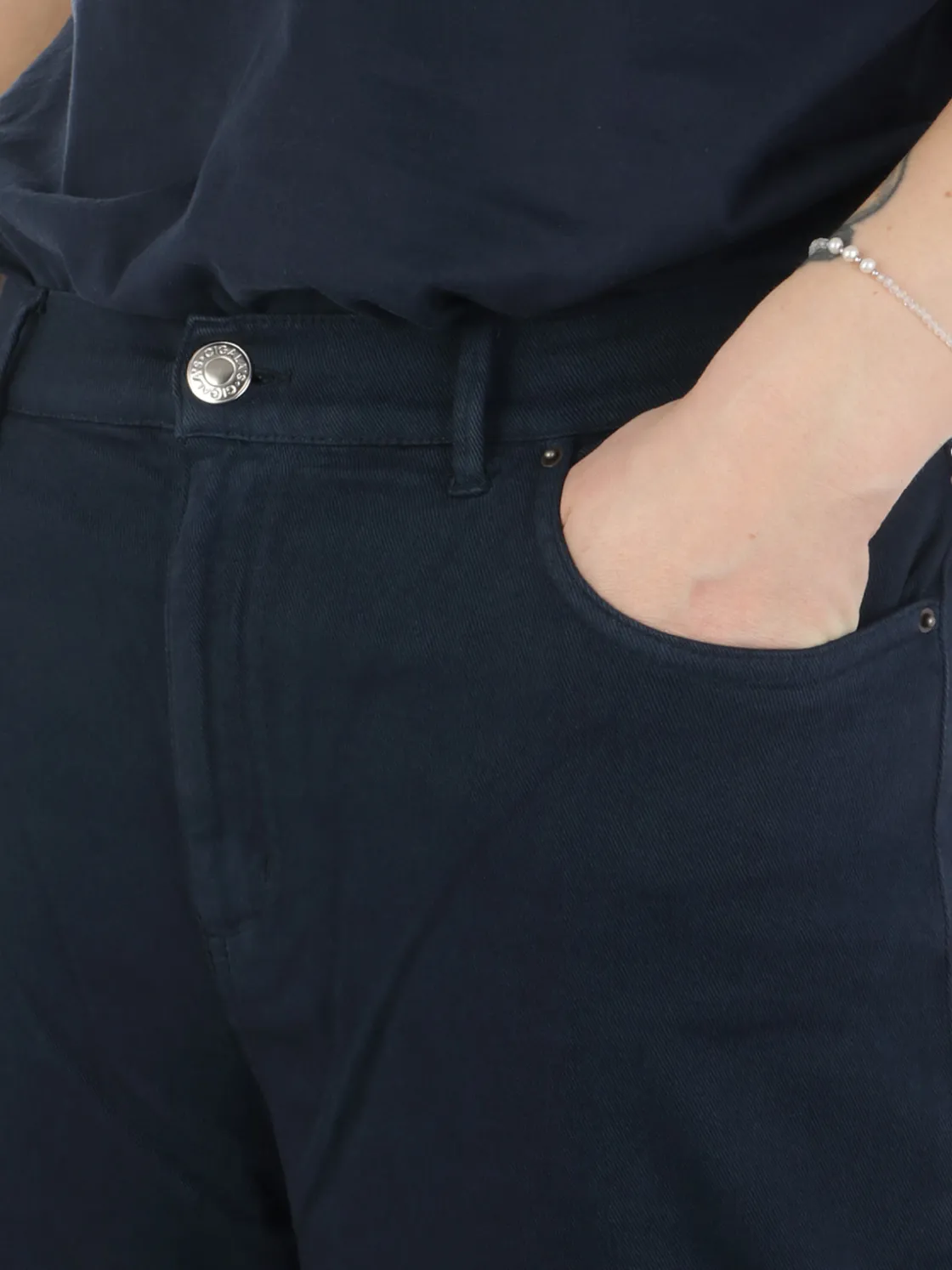 Cigala’s CIGALA'S | Jeans Donna Strap Carrot Raw Dyed>Donna Jeans
