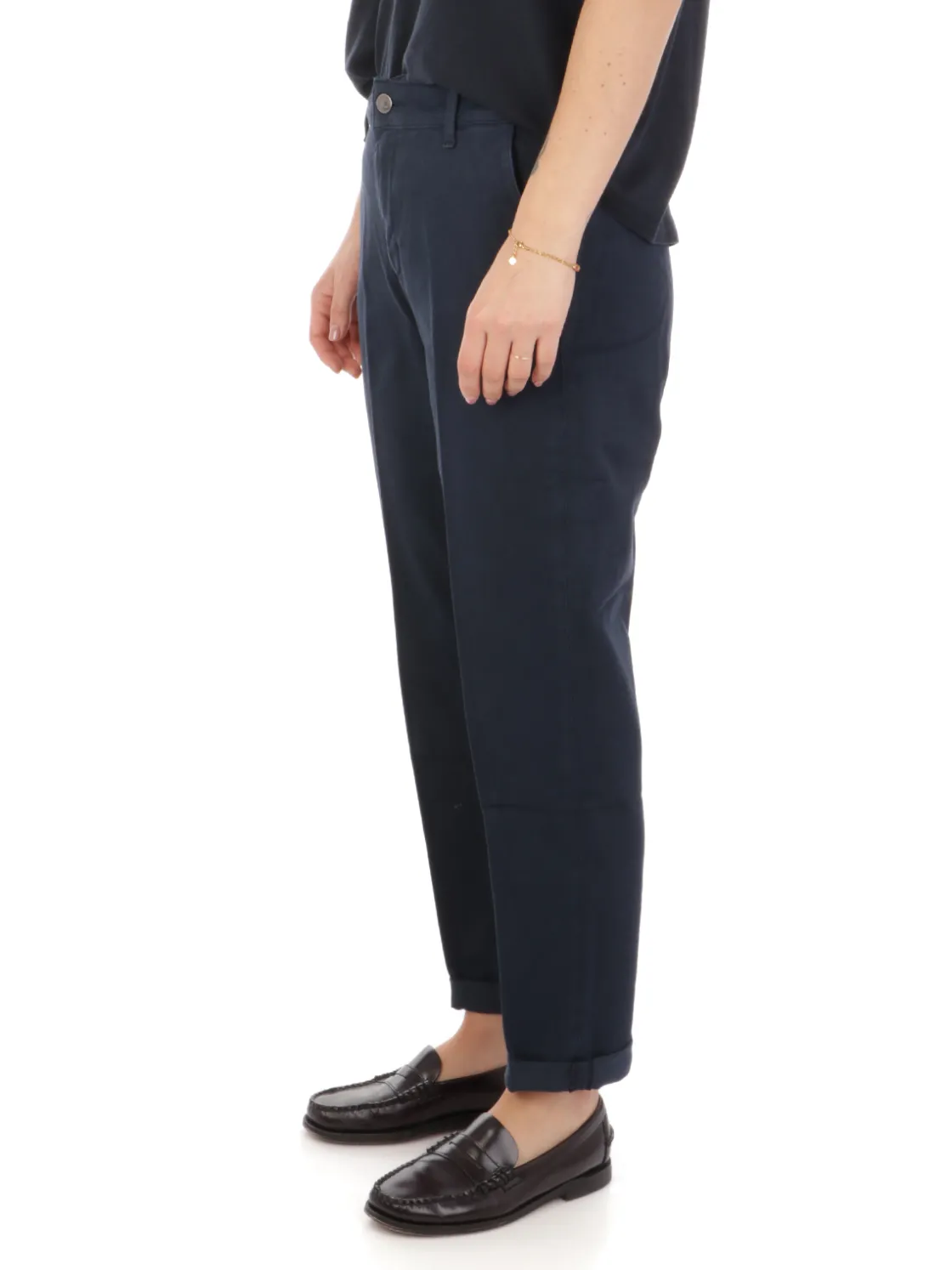 Cigala’s CIGALA'S | Pantaloni Donna Relaxed Chino Dyed>Donna Pantaloni