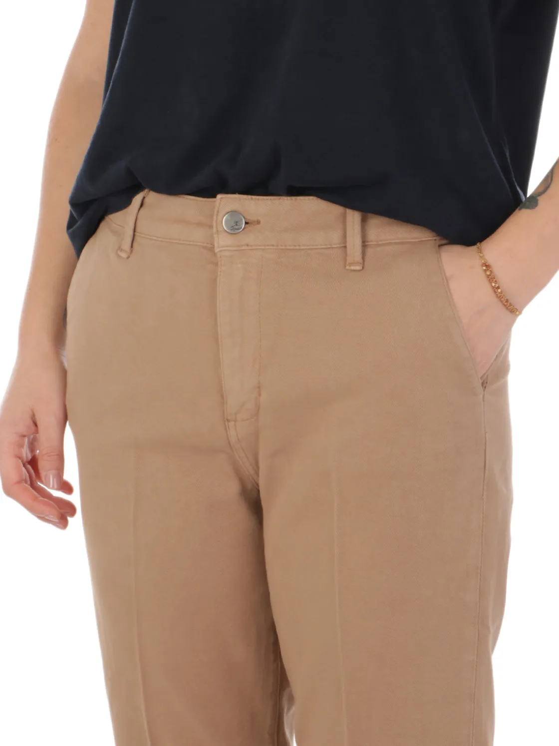 Cigala’s CIGALA'S | Pantaloni Donna Relaxed Chino Dyed>Donna Pantaloni