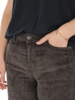 Cigala’s CIGALA'S | Pantaloni Donna Palazzo Crop a Coste><noscript><img width=