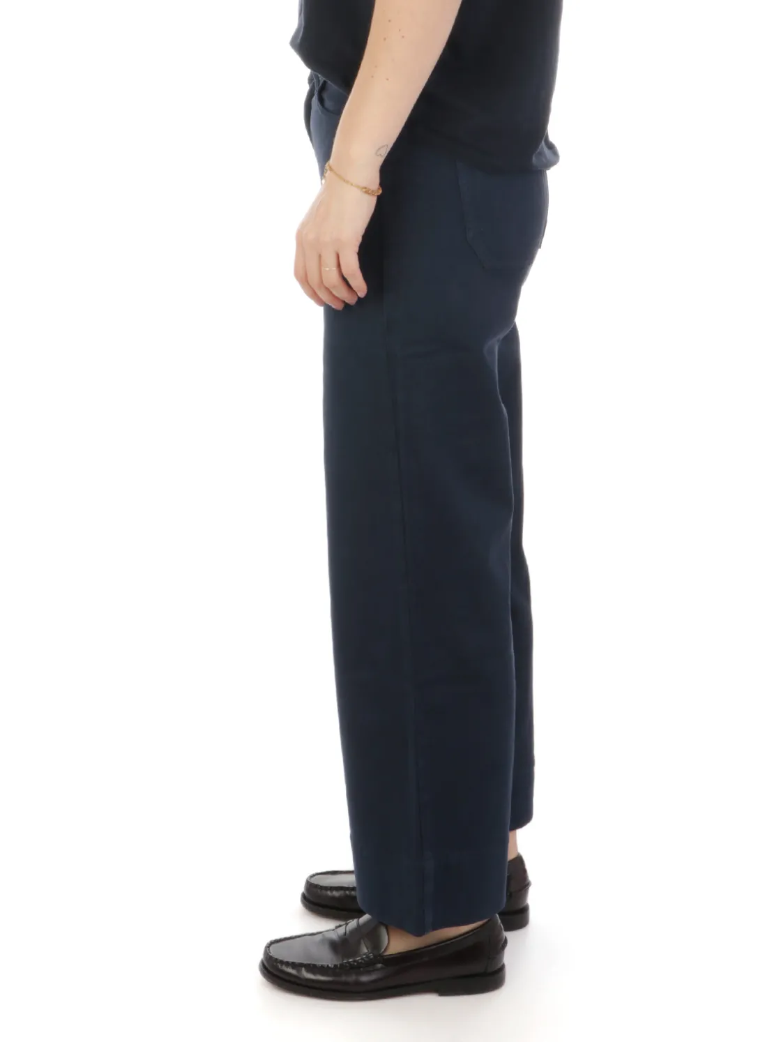 Cigala’s CIGALA'S | Pantaloni Donna Palazzo Crop Dyed>Donna Pantaloni