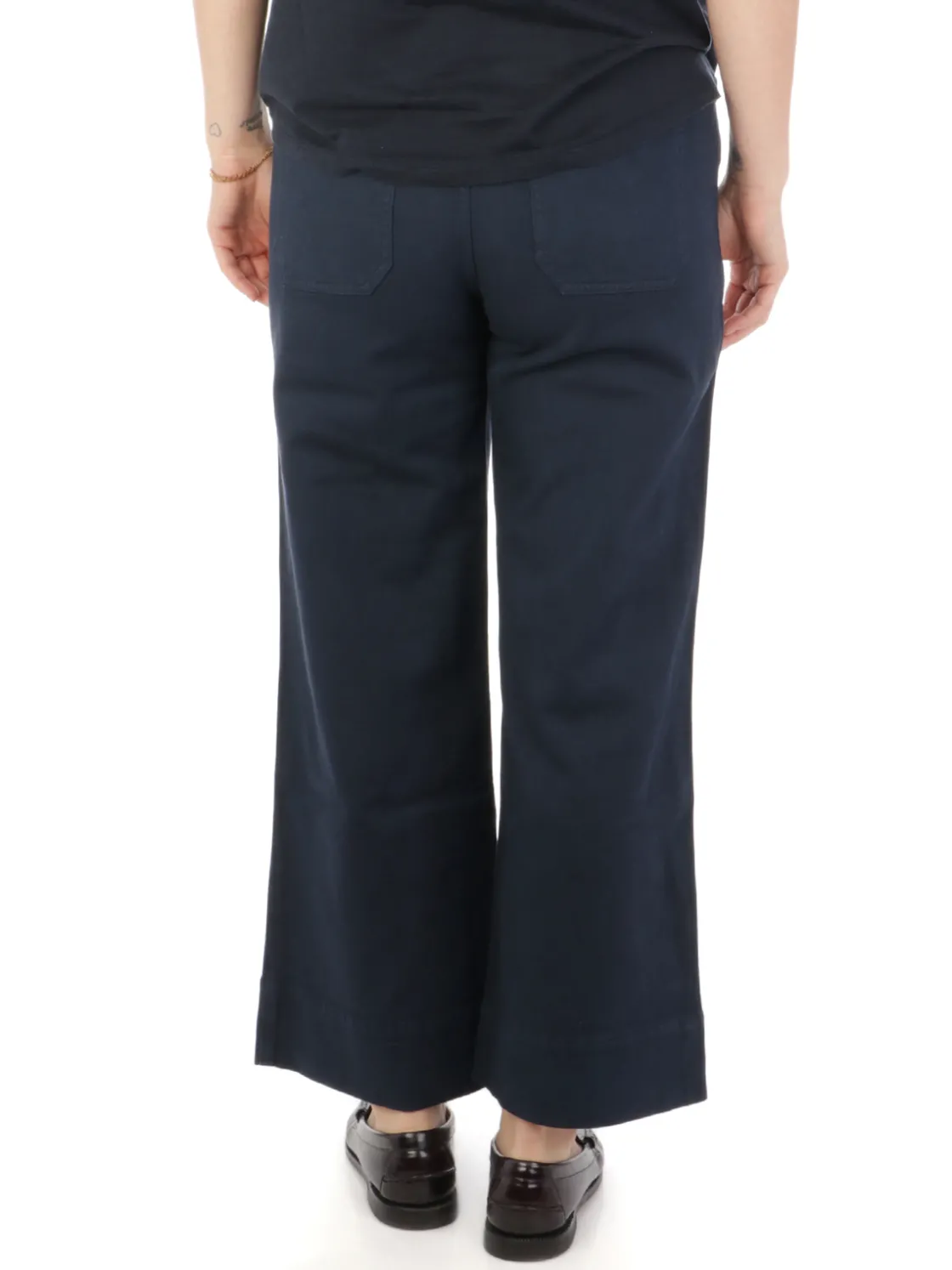 Cigala’s CIGALA'S | Pantaloni Donna Palazzo Crop Dyed>Donna Pantaloni