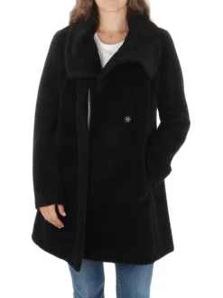 Cinzia Rocca | Cappotto Corto Donna in Lana e Alpaca><noscript><img width=