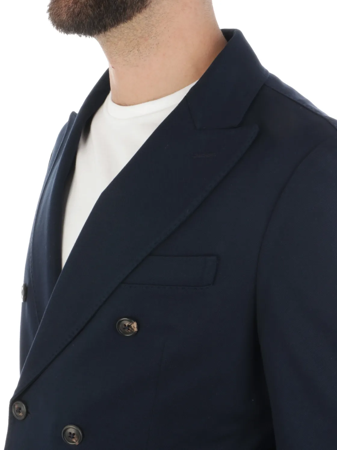 Circolo 1901 | Giacca Doppiopetto Uomo in Cotone Piqué>Uomo Blazer E Giacche
