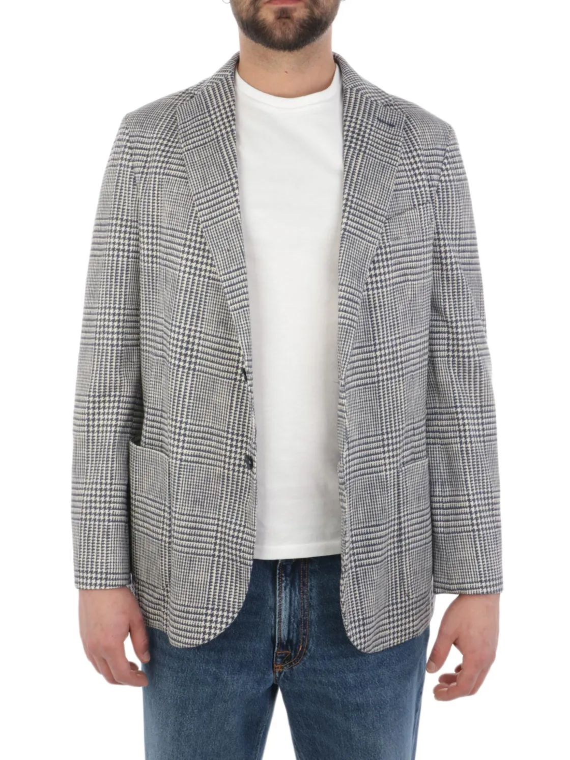 Circolo 1901 | Giacca Uomo in Cotone Principe di Galles>Uomo Blazer E Giacche