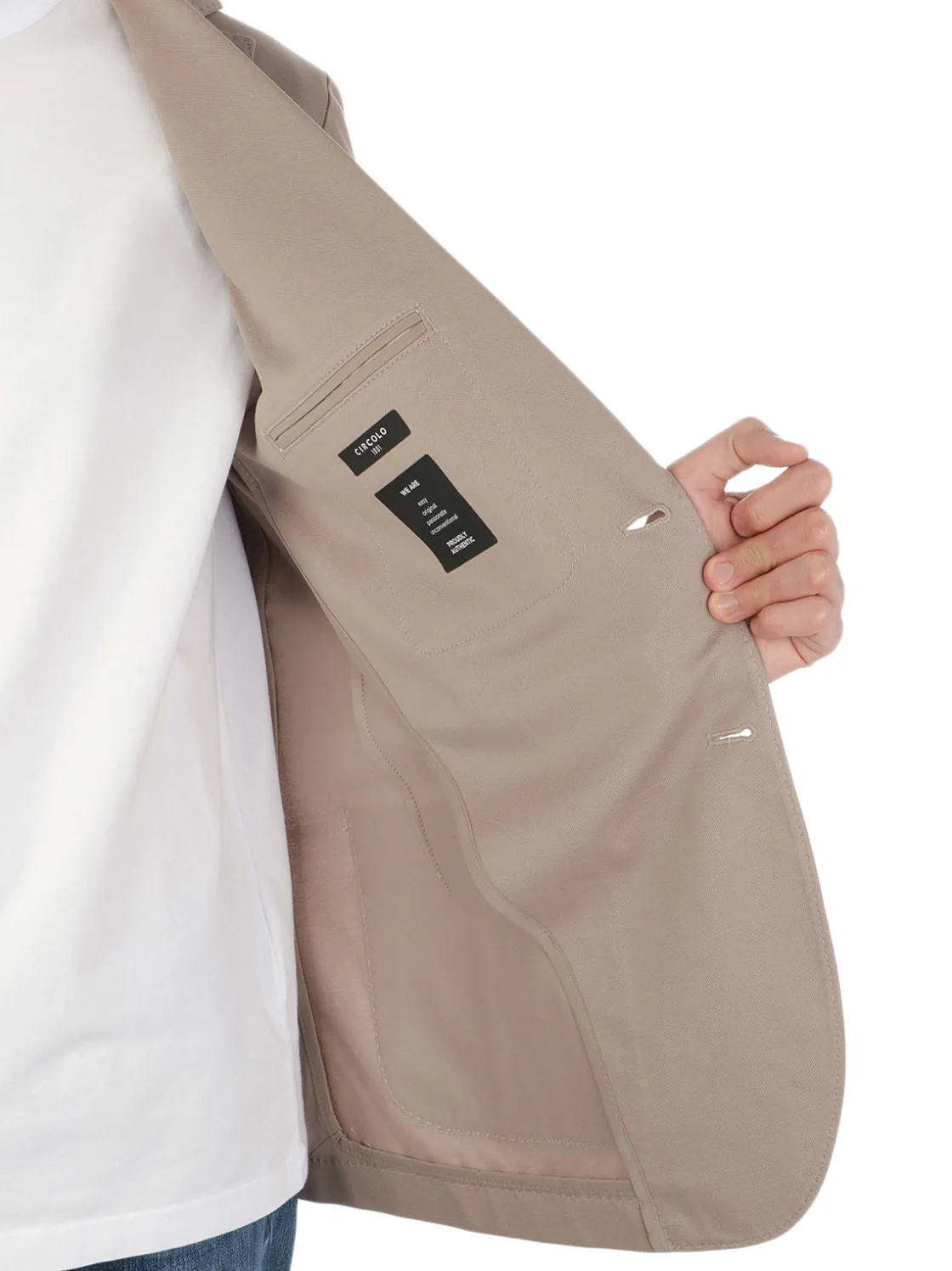 Circolo 1901 | Giacca Uomo in Cotone Piquet Stretch>Uomo Blazer E Giacche