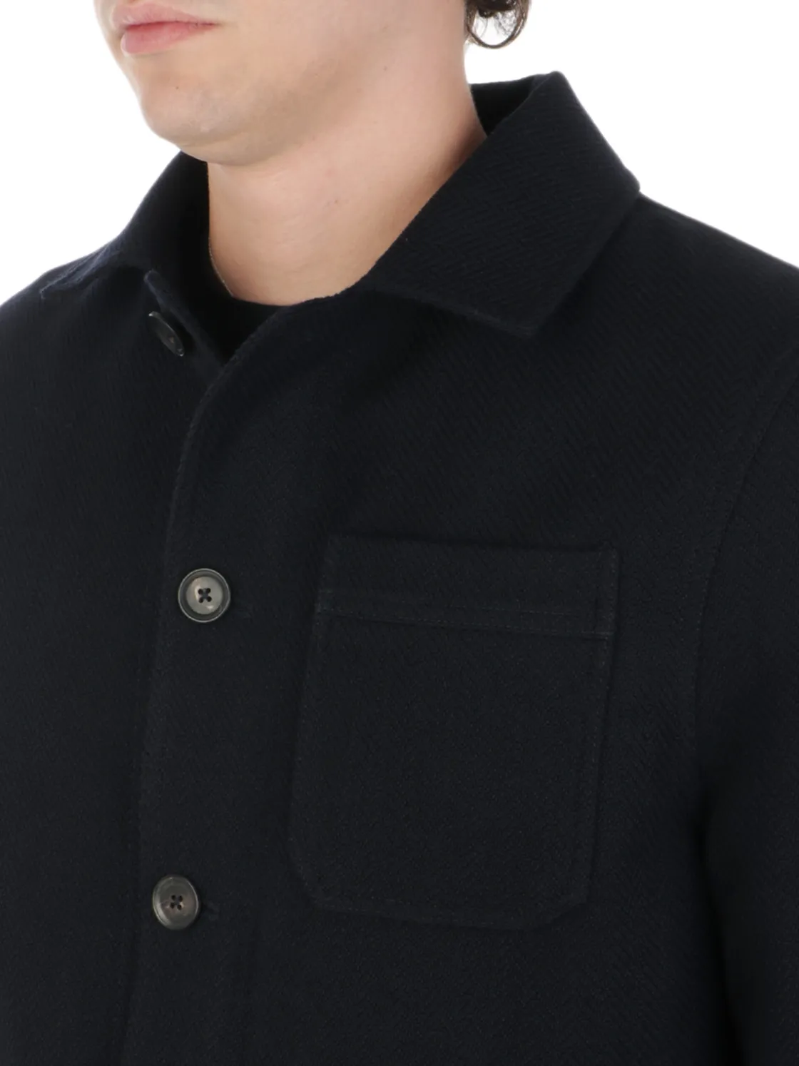 Circolo 1901 | Work Jacket Uomo in Lana Herringbone>Uomo Giubbotti E Piumini