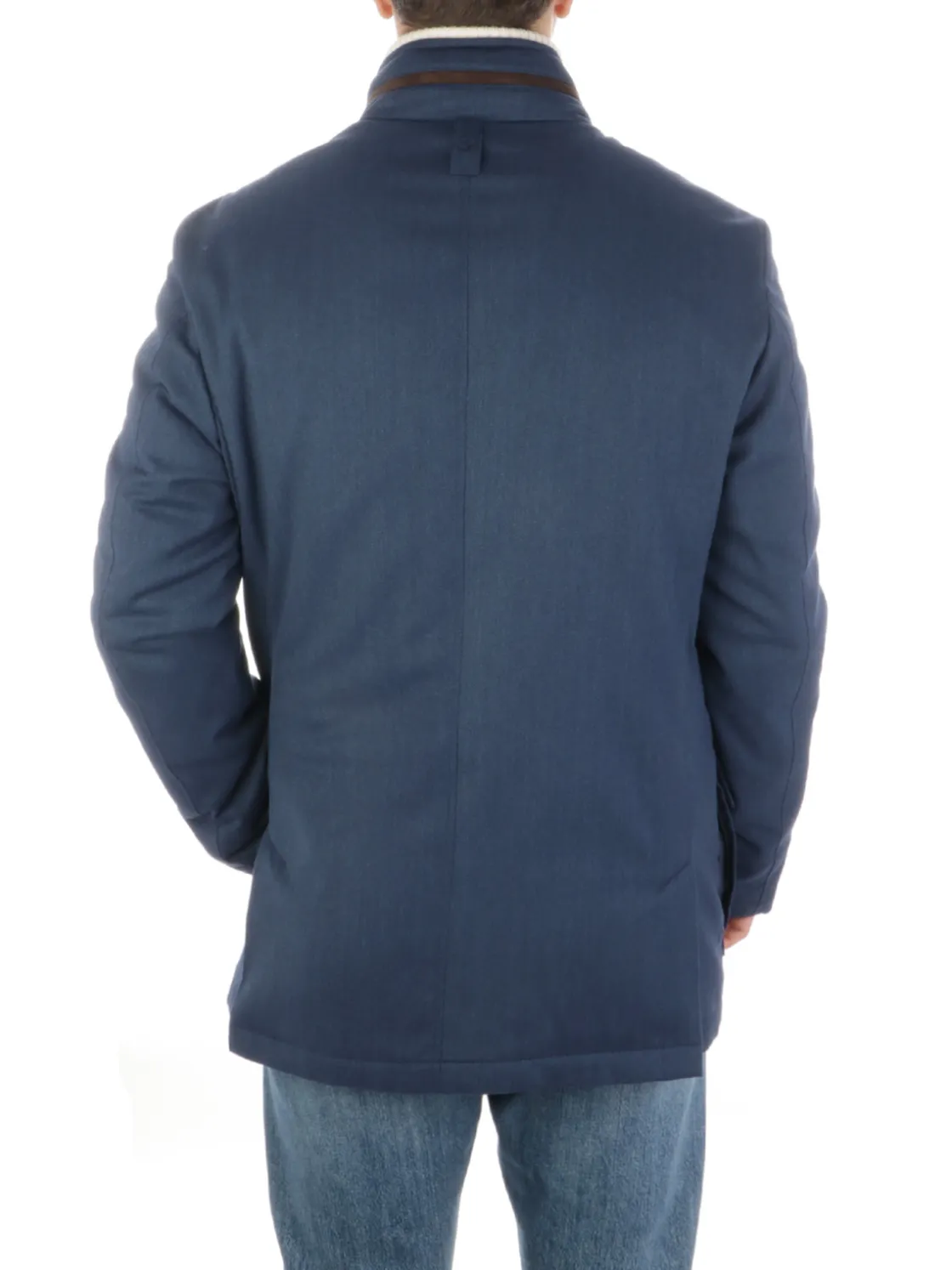 Corneliani | Caban Uomo in Lana Ecosostenibile>Uomo Giubbotti E Piumini