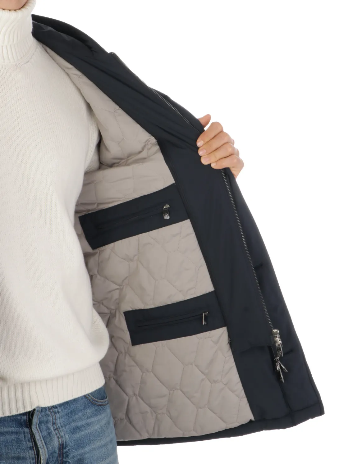 Corneliani | Cappotto Uomo Imbottito Doppio Strato>Uomo Cappotti E Trench