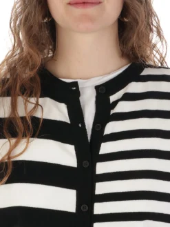 Crochè Croche | Giacca Bottoni A Righe><noscript><img width=