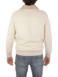 Eleventy | Bomber Uomo in Lana e Montone>Uomo Giubbotti E Piumini