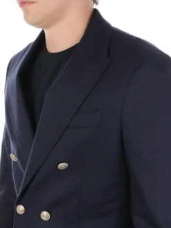 Eleventy | Giacca Doppiopetto Uomo in Lana e Cashmere><noscript><img width=