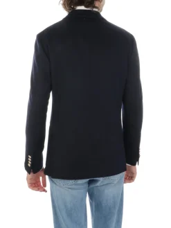 Eleventy | Giacca Doppiopetto Uomo in Lana e Cotone>Uomo Blazer E Giacche