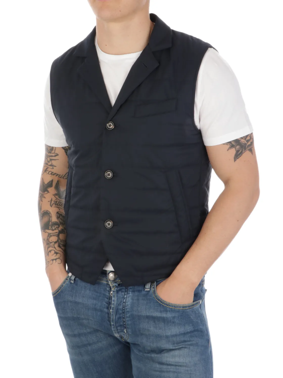 Eleventy | Gilet Uomo Imbottito Slim>Uomo Gilet E Smanicati