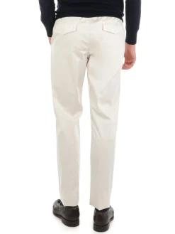 Eleventy | Panaloni Uomo Regimental in Cotone Stretch>Uomo Pantaloni