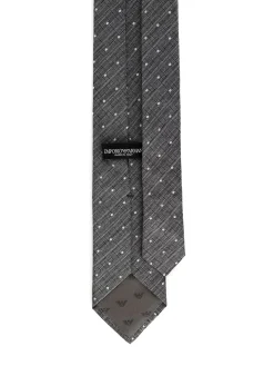 Emporio Armani | Cravatta Uomo in Seta a Pois>Uomo Cravatte