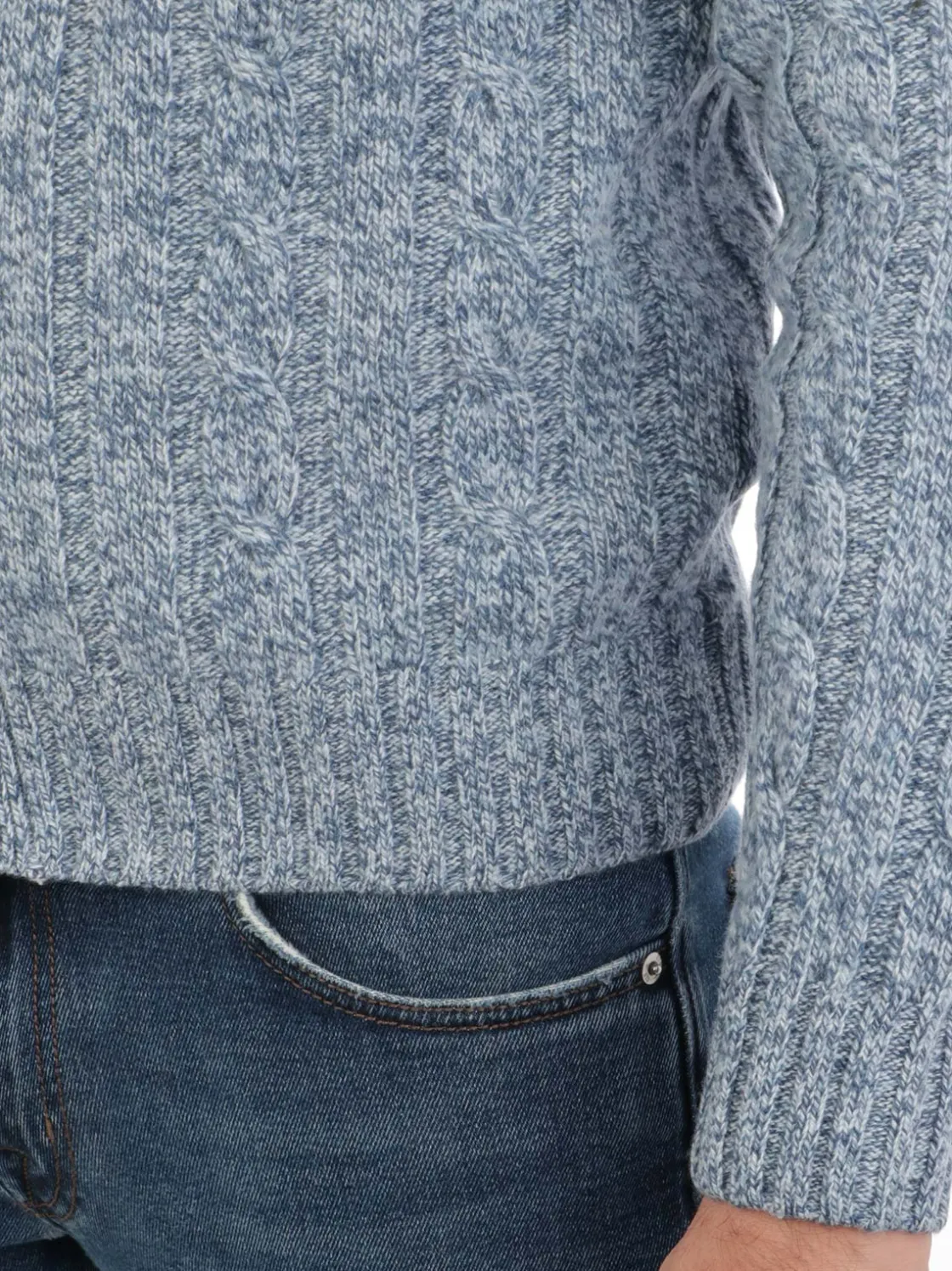 Filippo De Laurentiis | Cardigan Uomo in Lana a Treccia>Uomo Maglie