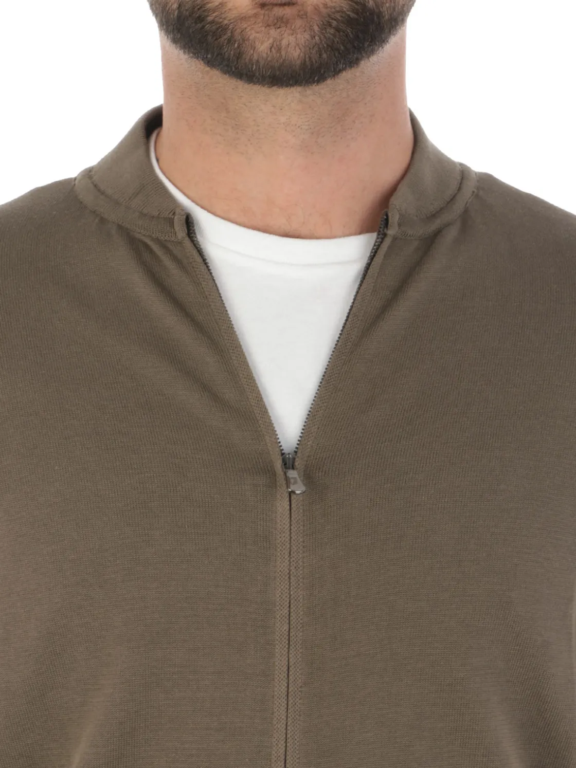 Filippo De Laurentiis | Felpa Uomo Bomber Zip in Cotone>Uomo Felpe