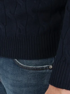 Filippo De Laurentiis | Maglia Uomo in Lana e Cashmere a Treccia><noscript><img width=