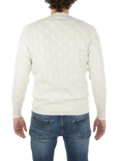 Filippo De Laurentiis | Maglia Uomo in Lana e Cashmere a Treccia>Uomo Maglie