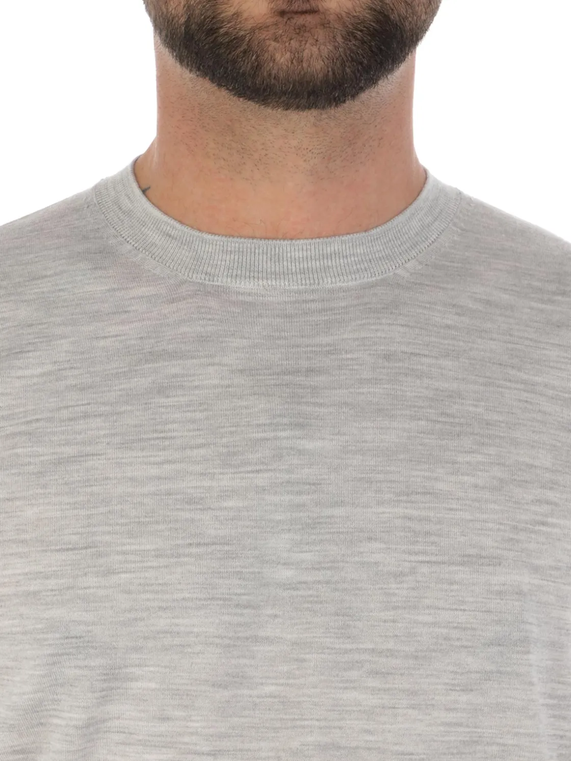 Filippo De Laurentiis | Maglia Uomo Girocollo in Lana Merino>Uomo Maglie