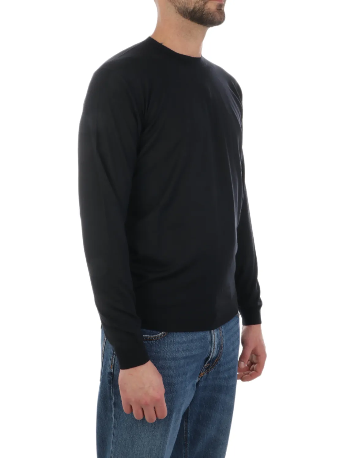Filippo De Laurentiis | Maglia Uomo Girocollo in Lana Merino>Uomo Maglie