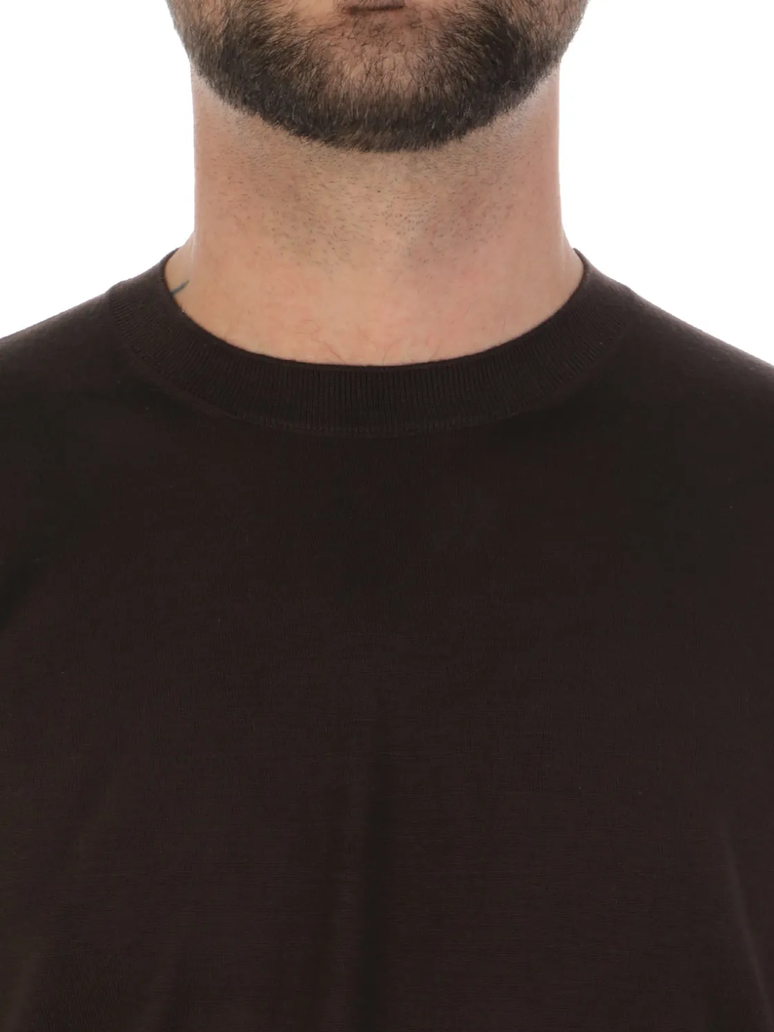 Filippo De Laurentiis | Maglia Uomo Girocollo in Lana Merino>Uomo Maglie