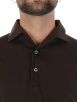 Filippo De Laurentiis | Polo Uomo Manica Lunga in Cotone><noscript><img width=