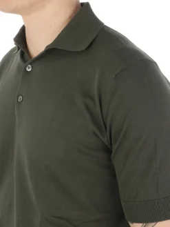 Filippo De Laurentiis | Polo Uomo Tre Bottoni in Cotone><noscript><img width=