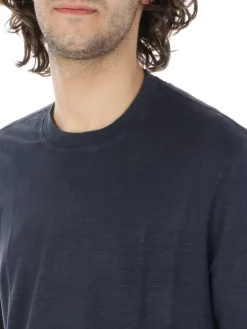 Filippo De Laurentiis | T-Shirt Uomo in Lino Stretch>Uomo T-Shirts