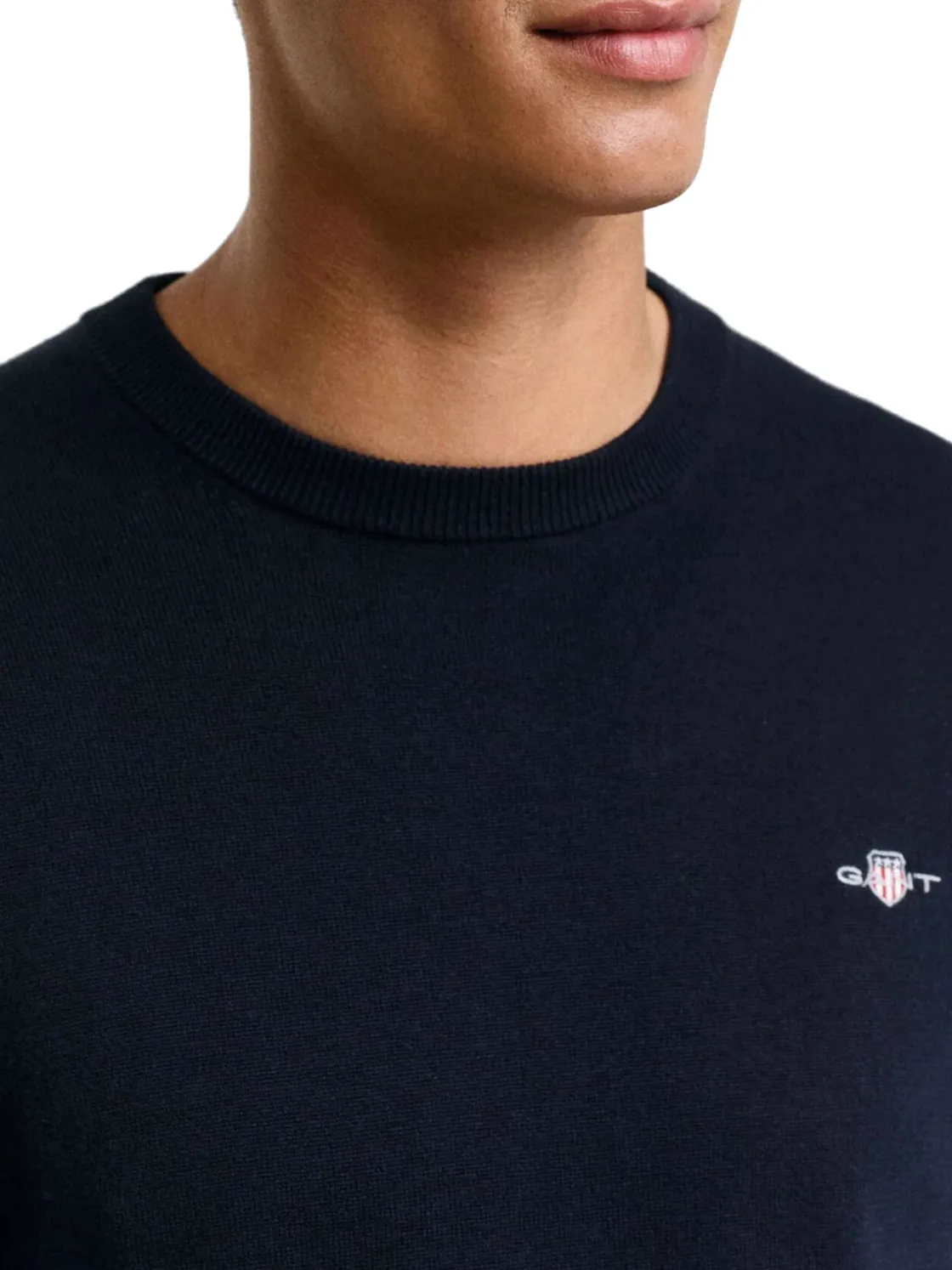 Gant | Classic Cotton C-Neck>Uomo Maglie