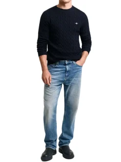 Gant | Cotton Cable C-Neck><noscript><img width=
