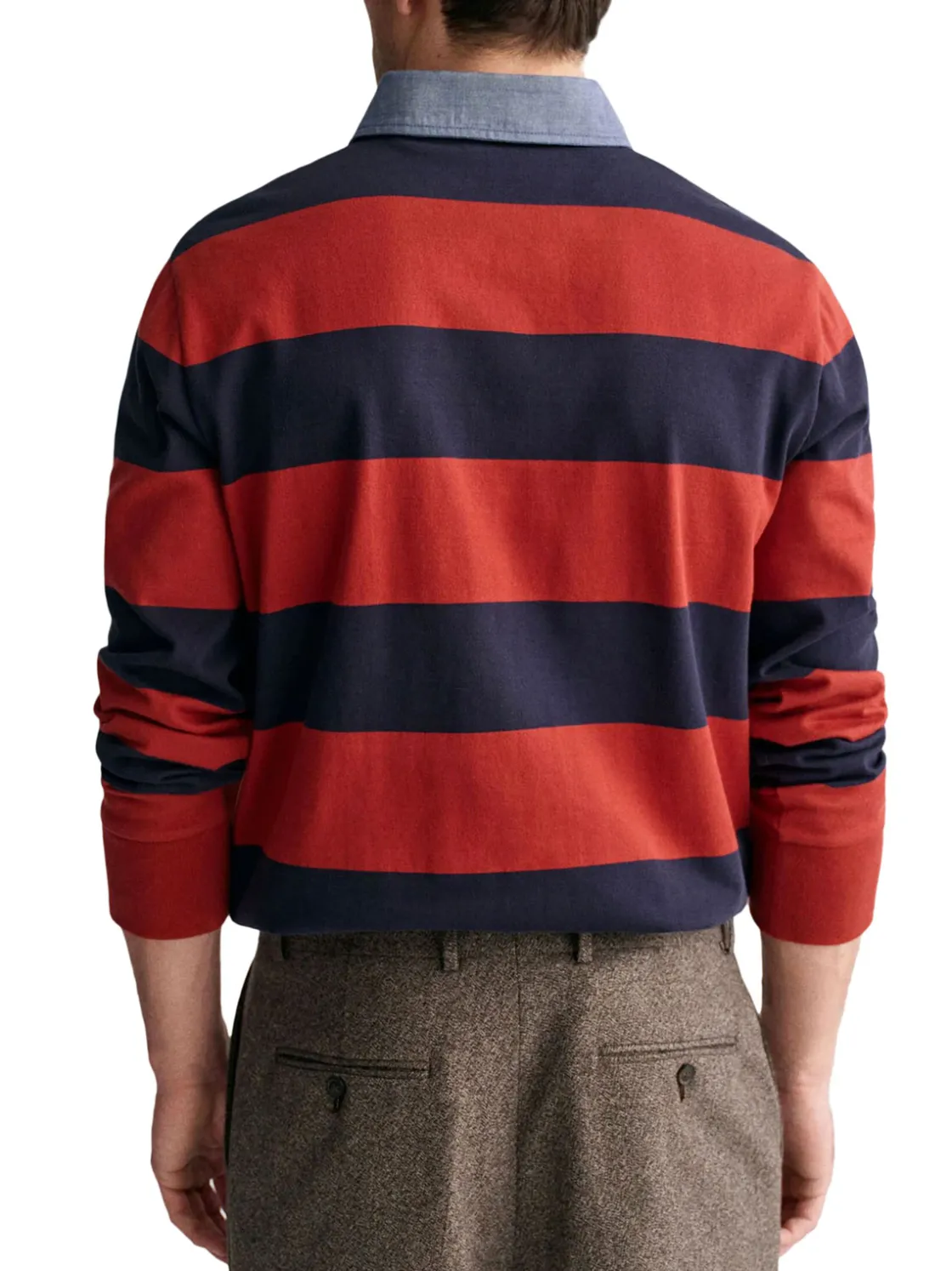 Gant | Reg Chambray Stripe Heavy Rugger>Uomo Polo
