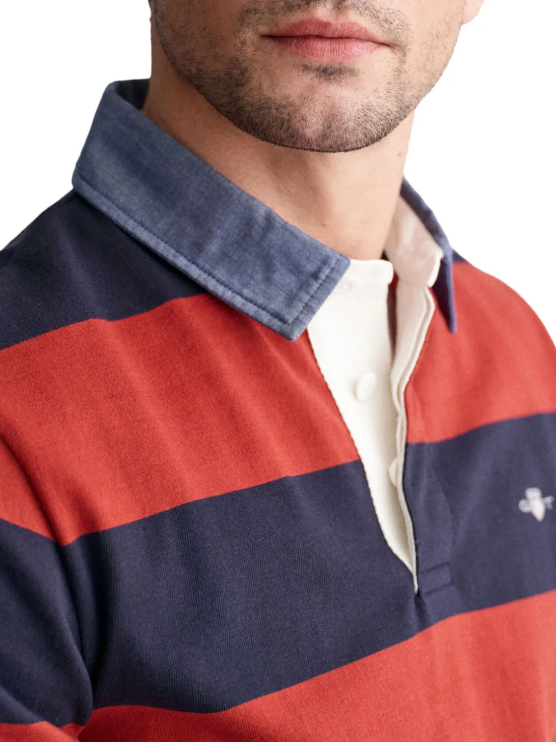 Gant | Reg Chambray Stripe Heavy Rugger>Uomo Polo