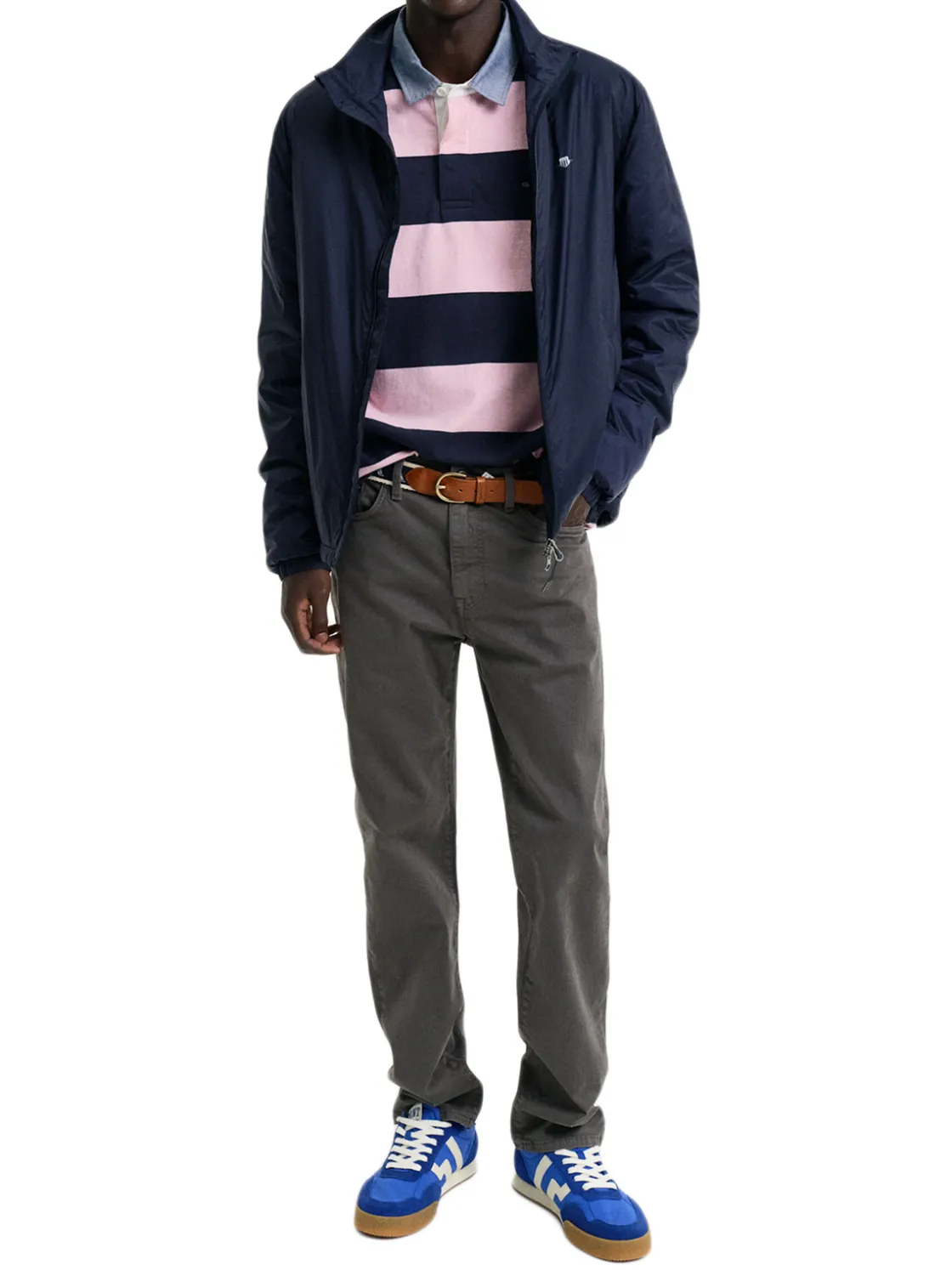 Gant | Reg Chambray Stripe Heavy Rugger>Uomo Polo