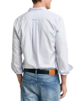 Gant | Reg Classic Poplin Stripe Shirt>Uomo Camicie