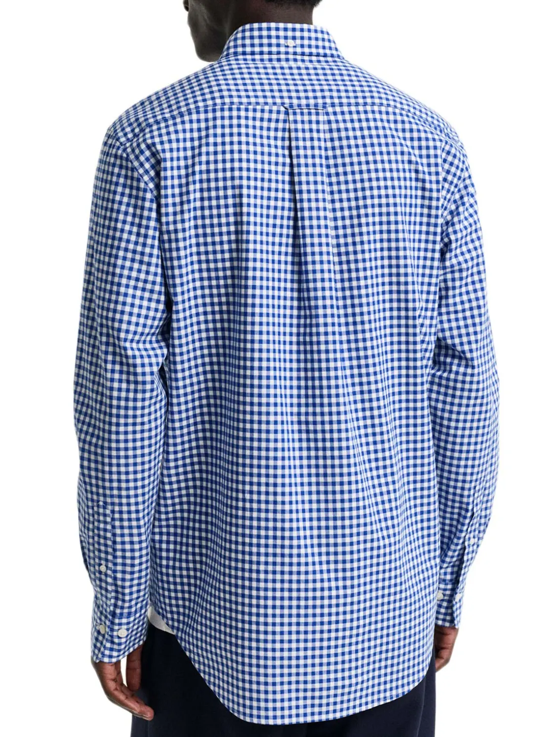 Gant | Reg Classic Poplin Gingham Shirt>Uomo Camicie
