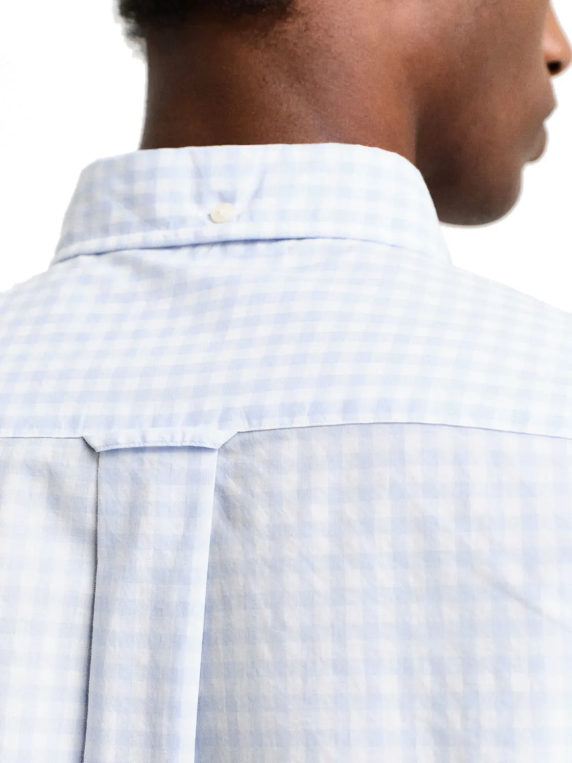 Gant | Reg Classic Poplin Gingham Shirt>Uomo Camicie
