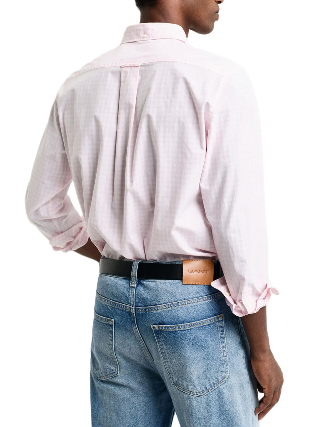 Gant | Reg Classic Poplin Gingham Shirt>Uomo Camicie