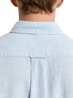 Gant | Reg Cotton Linen Ss Shirt>Uomo Camicie