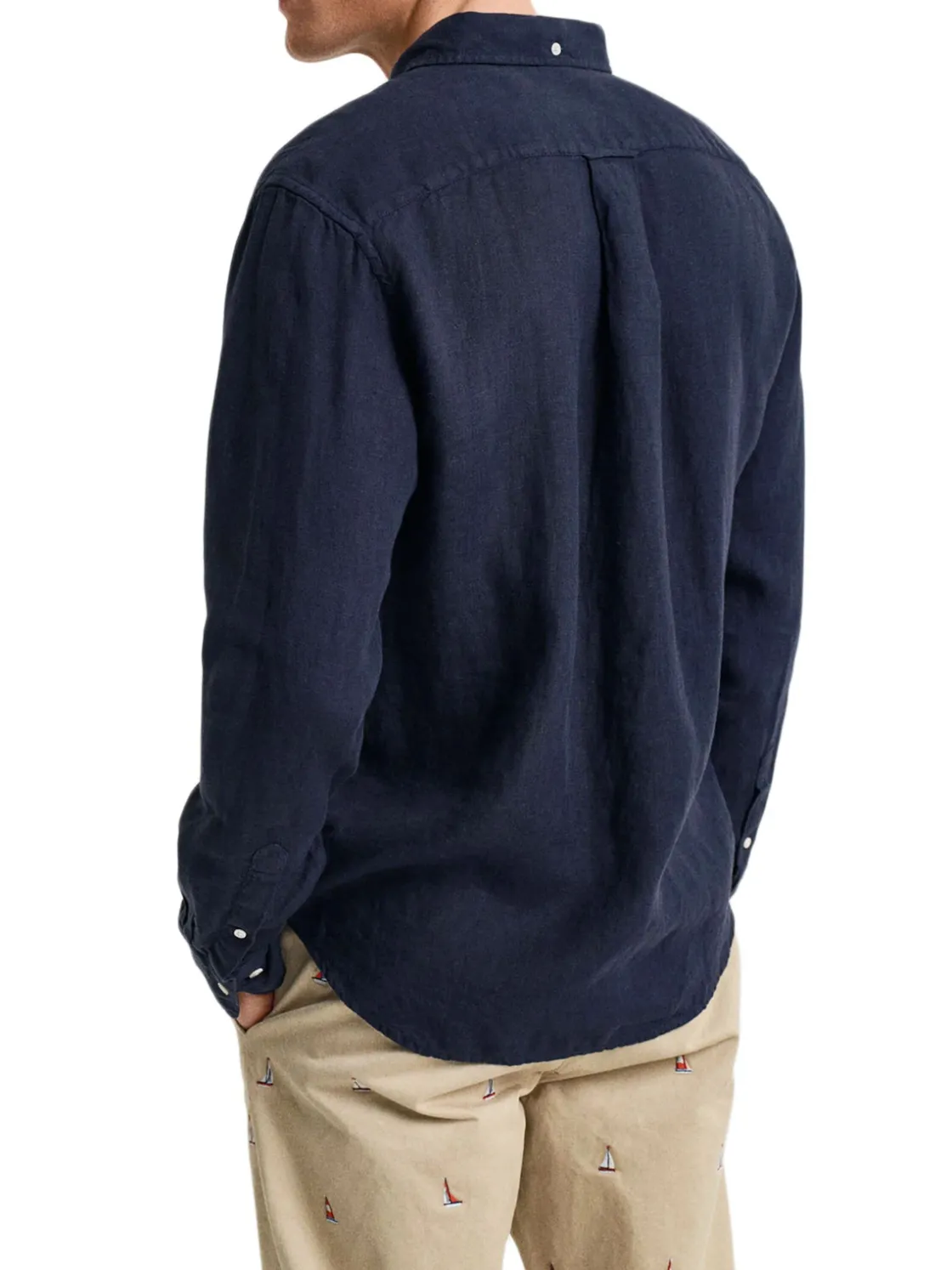 Gant | Reg Gmnt Dyed Linen Shirt>Uomo Camicie
