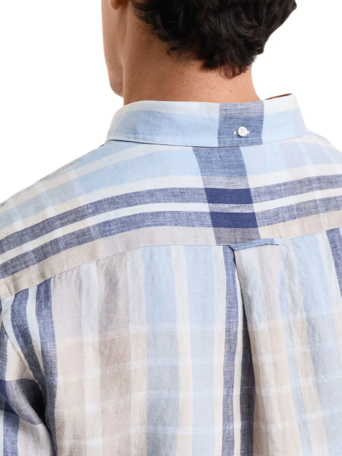 Gant | Reg Linen Madras Shirt>Uomo Camicie