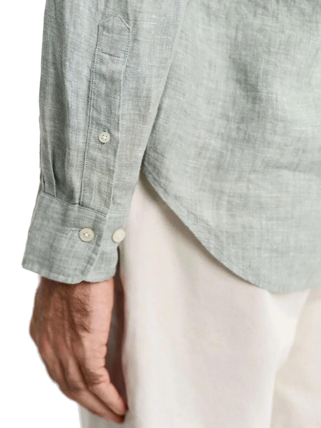 Gant | Reg Linen Shirt>Uomo Camicie